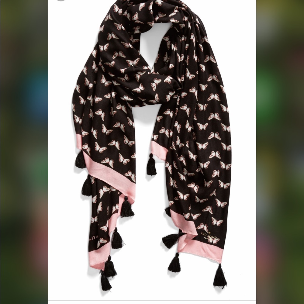NWT Kate Spade Butterfly Scarf!